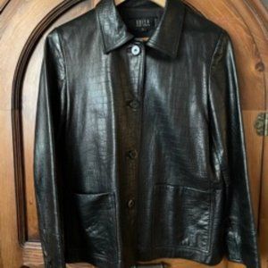 Beautiful Leather Coat Vintage Brisa Perfect Condition